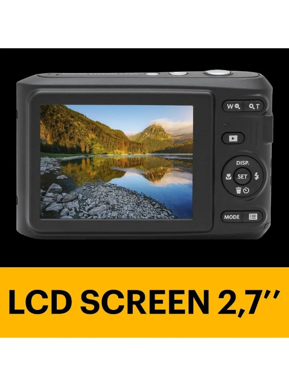 16MP Compact Digital Camera with 4X Optical Zoom, Lightweight, Easy to Use